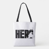 De Batman "Hero"-afbeelding Tote Bag (Achterkant)