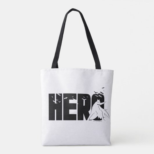 De Batman "Hero"-afbeelding Tote Bag (Achterkant)