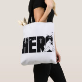 De Batman "Hero"-afbeelding Tote Bag (Dichtbij)