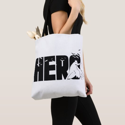De Batman "Hero"-afbeelding Tote Bag (Dichtbij)