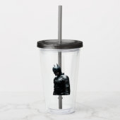 De Batman in de regen Acryl Drinkbeker (Voorkant)