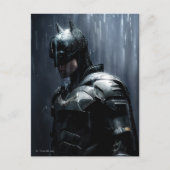 De Batman in de regen Briefkaart (Voorkant)