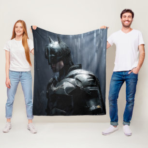 De Batman in de regen Fleece Deken