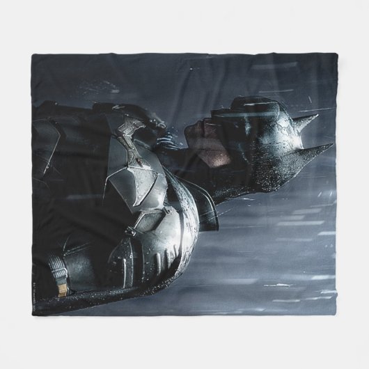 De Batman in de regen Fleece Deken (Voorkant (Horizontaal))