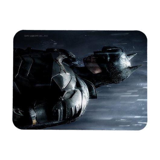 De Batman in de regen Magneet (Horizontaal)