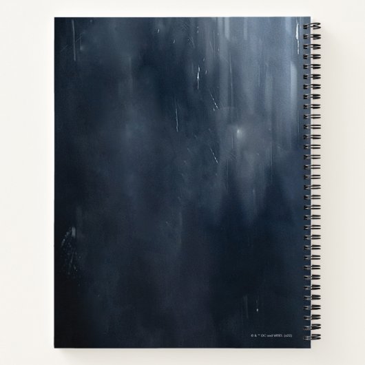 De Batman in de regen Notitieboek (Achterkant)