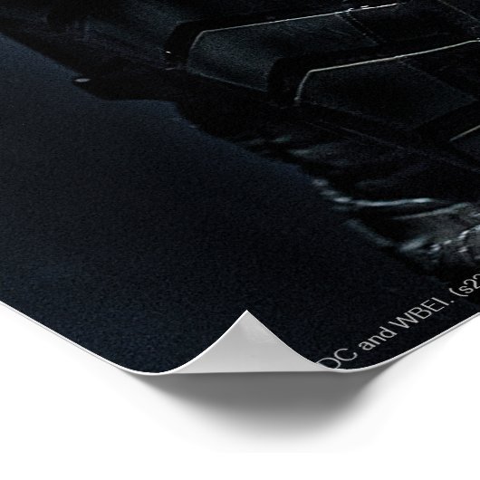 De Batman in de regen Poster (Hoek)