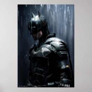 De Batman in de regen Poster