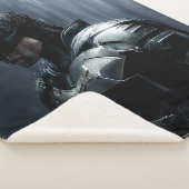 De Batman in de regen Sherpa Deken (3/4)