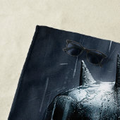 De Batman in de regen Strandlaken (In situ)