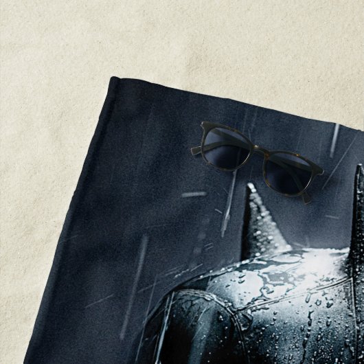 De Batman in de regen Strandlaken (In situ)