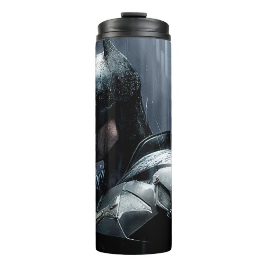 De Batman in de regen Thermosbeker (Voorkant)