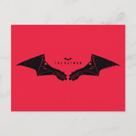 De Batman Mechanical Bat Wings Briefkaart (Voorkant)