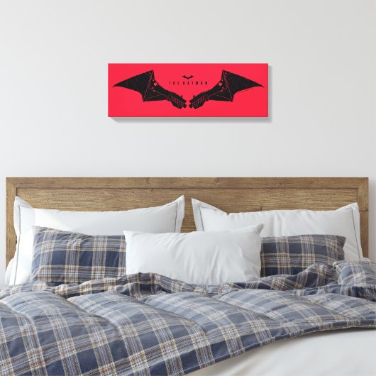 De Batman Mechanical Bat Wings Canvas Afdruk (Insitu (Slaapkamer))