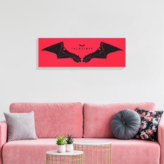 De Batman Mechanical Bat Wings Canvas Afdruk (Insitu (Woonkamer))