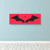 De Batman Mechanical Bat Wings Canvas Afdruk (Insitu (Houten vloer))