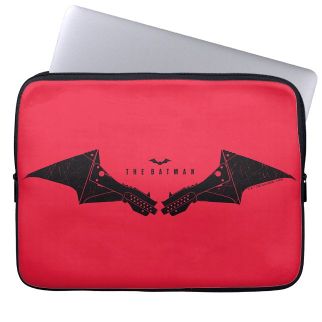 De Batman Mechanical Bat Wings Laptop Sleeve (Voorkant)