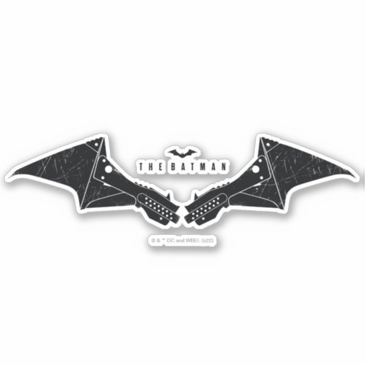 De Batman Mechanical Bat Wings Sticker (Voorkant)