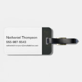 De Batman met het symbool Golden Bat Bagagelabel (Achterkant horizontaal)