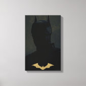 De Batman met het symbool Golden Bat Canvas Afdruk (Voorkant)