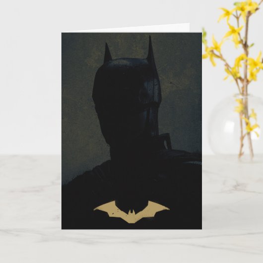 De Batman met het symbool Golden Bat Kaart (Gele Bloem)