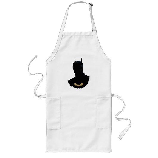 De Batman met het symbool Golden Bat Lang Schort (Voorkant)