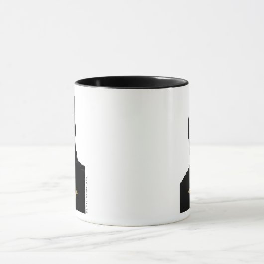 De Batman met het symbool Golden Bat Mok (Midden)