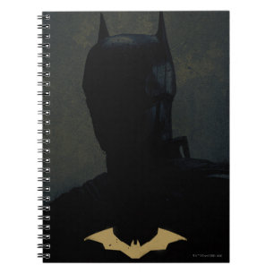 De Batman met het symbool Golden Bat Notitieboek