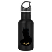 De Batman met het symbool Golden Bat Waterfles (Voorkant)