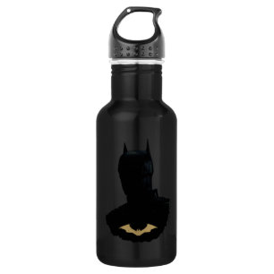 De Batman met het symbool Golden Bat Waterfles