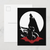 De Batman Motorcycle Silhouette Briefkaart (Voorkant / Achterkant)