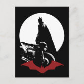 De Batman Motorcycle Silhouette Briefkaart (Voorkant)