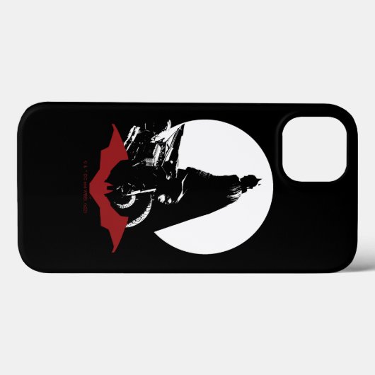 De Batman Motorcycle Silhouette Case-Mate iPhone Case (Achterkant (horizontaal))