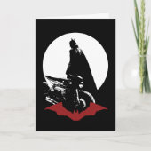 De Batman Motorcycle Silhouette Kaart (Voorkant)