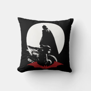 De Batman Motorcycle Silhouette Kussen