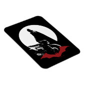 De Batman Motorcycle Silhouette Magneet (Rechterzijde)