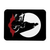 De Batman Motorcycle Silhouette Magneet (Horizontaal)