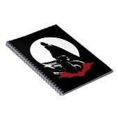 De Batman Motorcycle Silhouette Notitieboek (Rechterzijde)