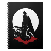 De Batman Motorcycle Silhouette Notitieboek (Voorkant)