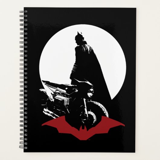 De Batman Motorcycle Silhouette Planner (Voorkant)