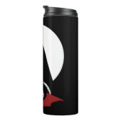 De Batman Motorcycle Silhouette Thermosbeker (Geroteerd rechts)