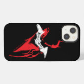 De Batman-spuitverf-omtrek iPhone Hoesje (Achterkant horizontaal)