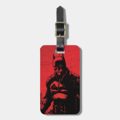 De Batman-stripboekillustratie Bagagelabel (Voorkant verticaal)