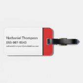 De Batman-stripboekillustratie Bagagelabel (Achterkant horizontaal)