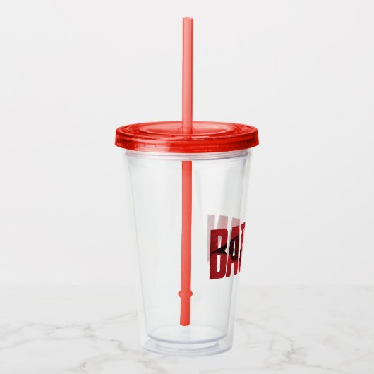 De Batman Theatrical Logo Acryl Drinkbeker (Rechts)