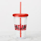 De Batman Theatrical Logo Acryl Drinkbeker (Voorkant)