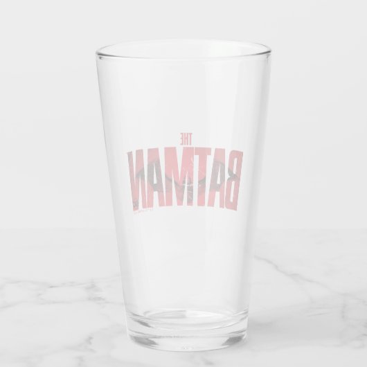 De Batman Theatrical Logo Glas (Achterkant)