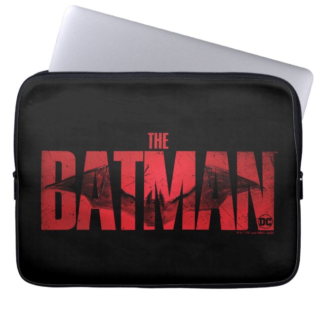 De Batman Theatrical Logo Laptop Sleeve (Voorkant)