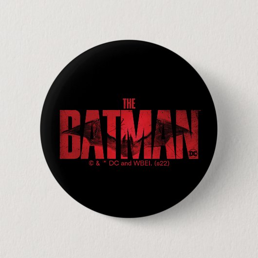 De Batman Theatrical Logo Ronde Button 5,7 Cm (Voorkant)