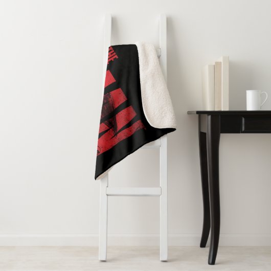 De Batman Theatrical Logo Sherpa Deken (In situ)